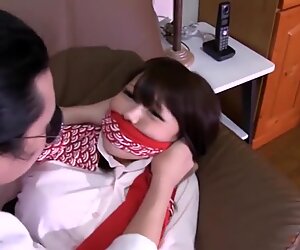 Japanese Bound and Gagged While On Cellphone Part 1